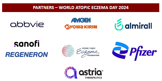 World Atopic Eczema Day initiatives are made possible through the generous support of our partners: Image